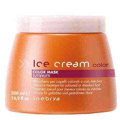 Inebrya Ice Cream Color  маска для волос 500 ml цена и информация | Средства для укрепления волос | pigu.lt