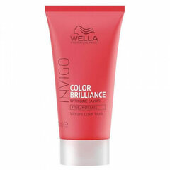 Plaukų kaukė dažytiems plaukams Wella Invigo Color Briliance, 30 ml цена и информация | Средства для укрепления волос | pigu.lt