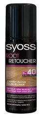 Purškiklis plaukų šaknų padengimui Syoss Color Root Retoucher Dark Blonde 120 ml kaina ir informacija | Plaukų dažai | pigu.lt