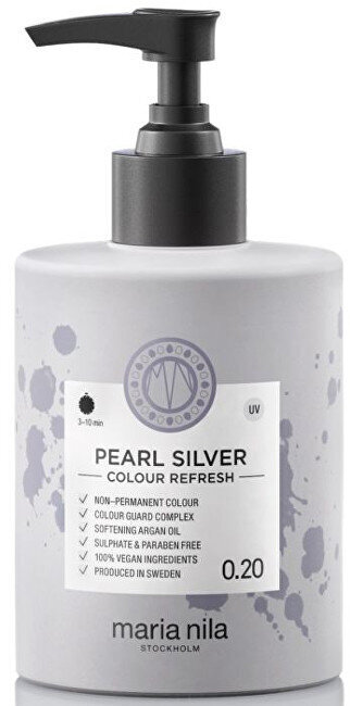 Plaukų kaukė Maria Nila Color Refresh Pearl Silver, 100 ml kaina ir informacija | Priemonės plaukų stiprinimui | pigu.lt