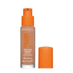 Makiažo pagrindas Rimmel Lasting Radiance 201 Classic Beige, 30 ml kaina ir informacija | Makiažo pagrindai, pudros | pigu.lt