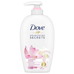 Жидкое мыло для рук дополнение Dove Nourishing Secrets Glowing Ritual, 250 мл цена и информация | Мыло | pigu.lt