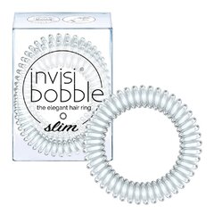 Plona spiralinė plaukų gumytė Invisibobble Slim, Crystal Clear, 3 vnt kaina ir informacija | Invisibobble Kvepalai, kosmetika | pigu.lt