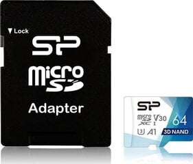 Silicon Power SP064GBSTXDU3V20AB kaina ir informacija | Atminties kortelės telefonams | pigu.lt