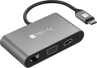 Techly 106169 цена и информация | Адаптеры, USB-разветвители | pigu.lt