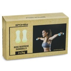 Svarmenys Spokey Bone 2x2kg, dengti neoprenu kaina ir informacija | Svoriai, svarmenys, štangos | pigu.lt