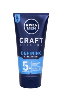 Plaukų formavimo gelis vyrams Nivea Defining Styling Gel 200 ml kaina ir informacija | Plaukų formavimo priemonės | pigu.lt