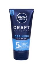 Гель для укладки волос для мужчин Nivea Defining Styling Gel 200 мл цена и информация | Средства для укладки волос | pigu.lt