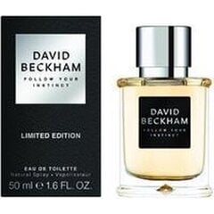 Туалетная вода David Beckham Follow Your Instinct EDT для мужчин 50 мл цена и информация | Мужские духи | pigu.lt