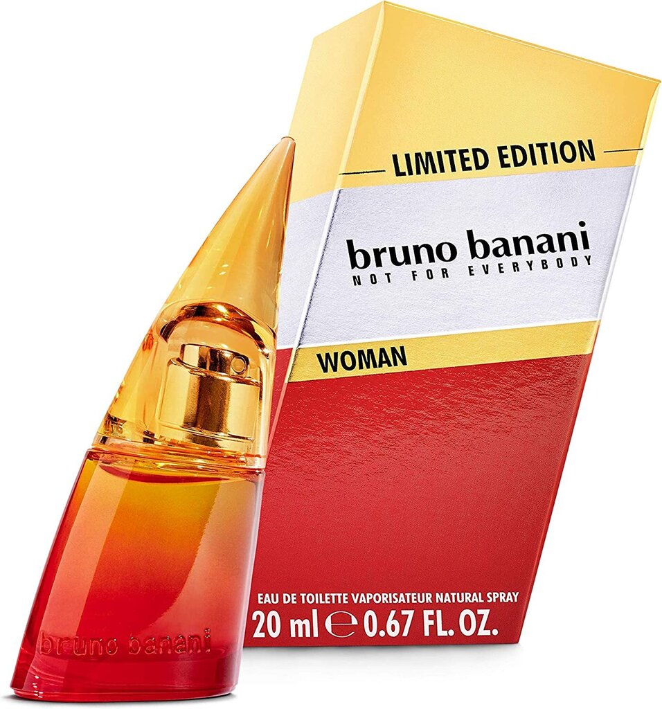 Tualetinis vanduo Bruno Banani Limited Edition EDT moterims, 20 ml цена и информация | Kvepalai moterims | pigu.lt