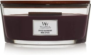 WoodWick ароматическая свеча Spiced Blackberry Elipsa, 453,6 г цена и информация | Подсвечники, свечи | pigu.lt