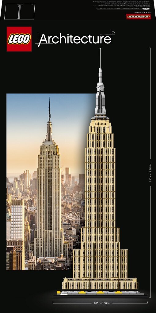 21046 LEGO® Architecture Empire State Building цена и информация | Konstruktoriai ir kaladėlės | pigu.lt