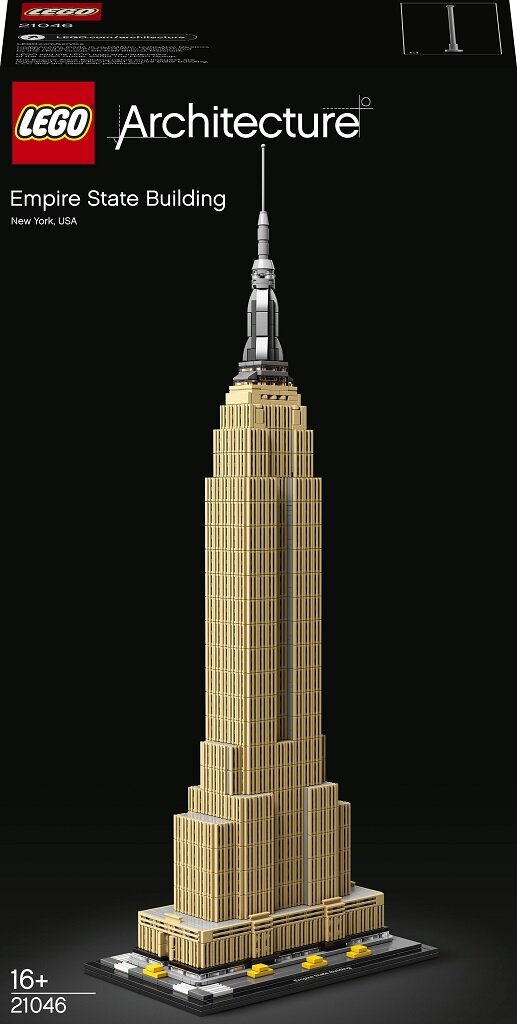 21046 LEGO® Architecture Empire State Building цена и информация | Konstruktoriai ir kaladėlės | pigu.lt