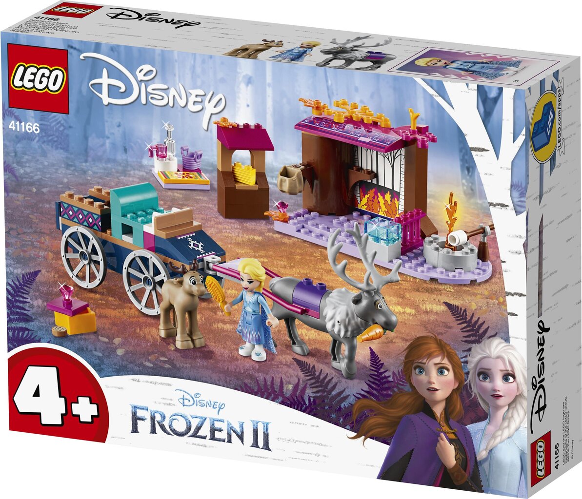 41166 LEGO® | Disney Frozen Elzos kelionė vežimu цена и информация | Konstruktoriai ir kaladėlės | pigu.lt