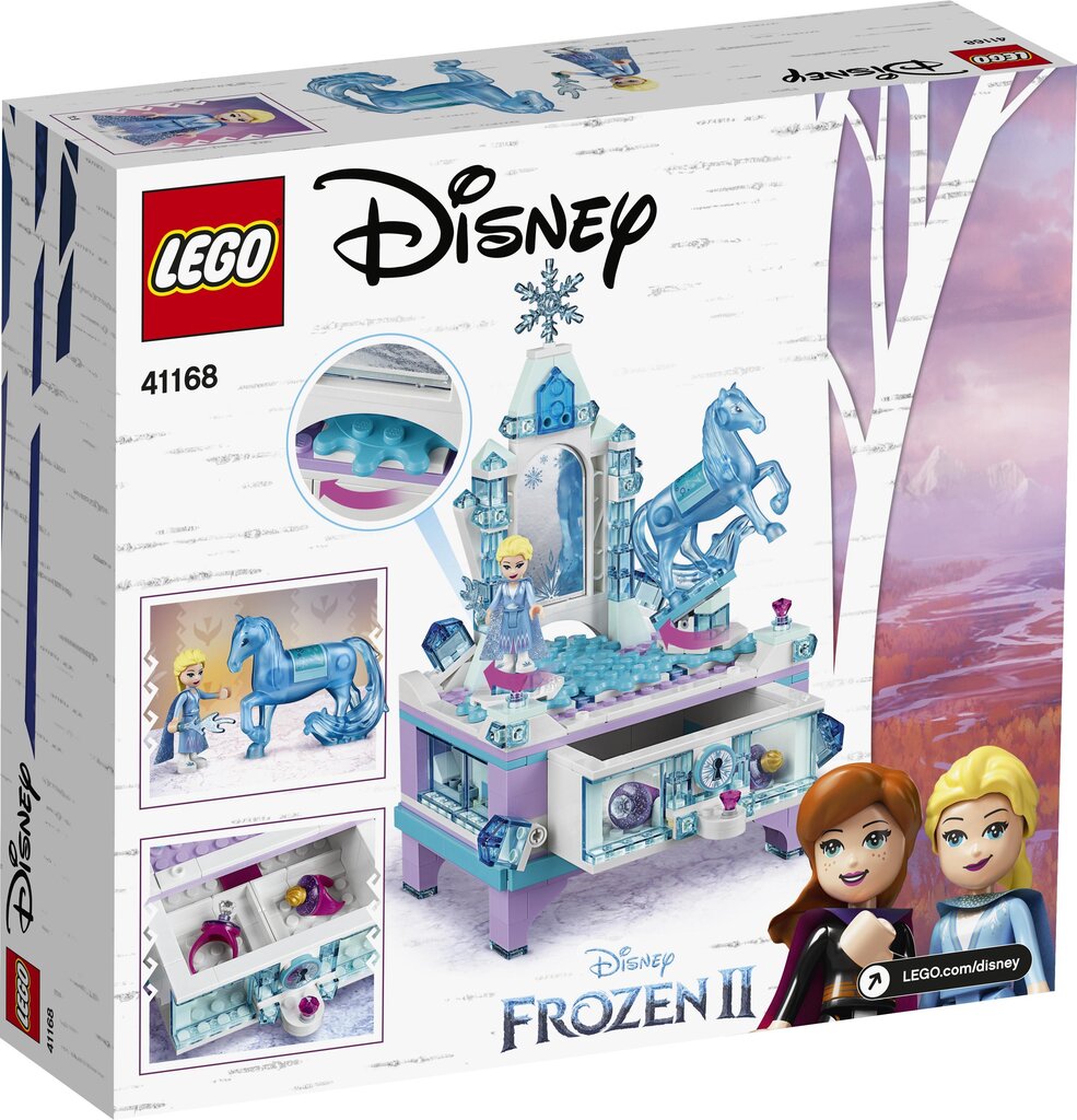 41168 LEGO® | Disney Princess Elzos brangenybių dėžutės kūrinys цена и информация | Konstruktoriai ir kaladėlės | pigu.lt