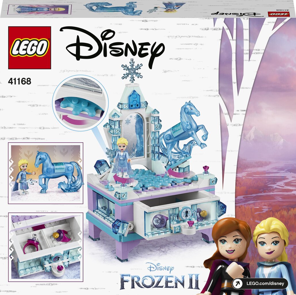 41168 LEGO® | Disney Princess Elzos brangenybių dėžutės kūrinys kaina ir informacija | Konstruktoriai ir kaladėlės | pigu.lt