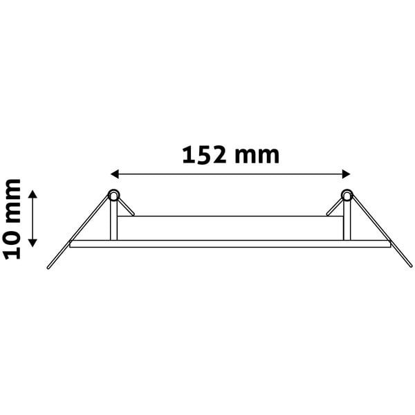 Avide LED Lubinis šviestuvas 12W 4000K, Ø170mm, apvalus цена и информация | Įmontuojami šviestuvai, LED panelės | pigu.lt