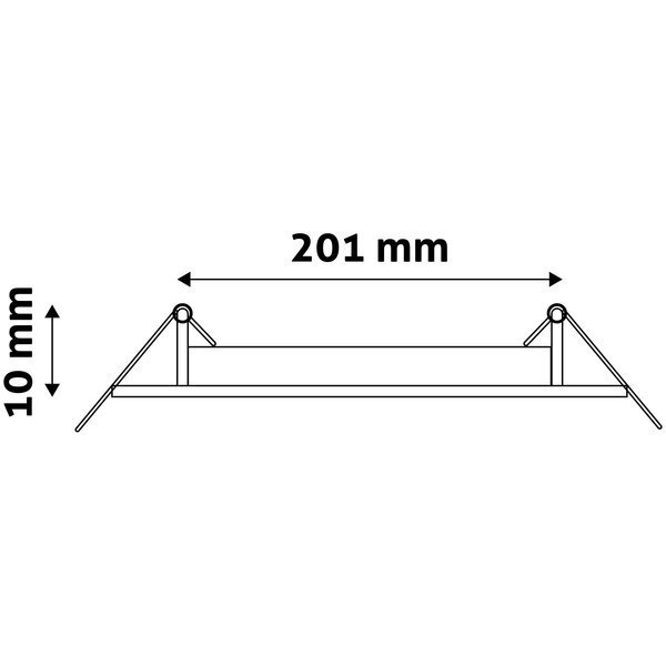 Avide LED Lubinis šviestuvas 18W 4000K, 220 x 220mm, kvadratinis kaina ir informacija | Įmontuojami šviestuvai, LED panelės | pigu.lt