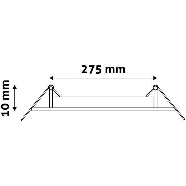 Avide LED Lubinis šviestuvas 24W 4000K, 291 x 291mm, kvadratinis цена и информация | Įmontuojami šviestuvai, LED panelės | pigu.lt