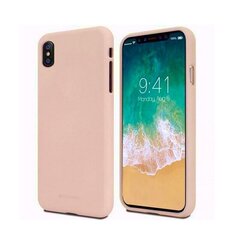 Супер тонкий чехол-крышка с матовой поверхностью Mercury для Apple iPhone 11 Pro Max (6.5"), песочно розовый цена и информация | Чехлы для телефонов | pigu.lt