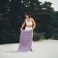 Jogos kilimėlis Tunturi PVC 182x61x0.4 cm, violetinis kaina ir informacija | Kilimėliai sportui | pigu.lt