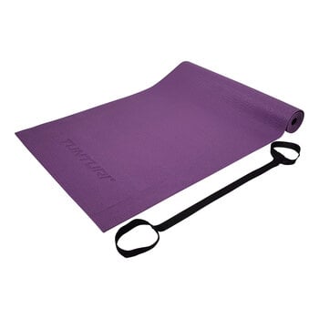 Коврик для йоги Tunturi PVC 182x61x0.4 cm, фиолетовый цена и информация | Коврики для йоги, фитнеса | pigu.lt