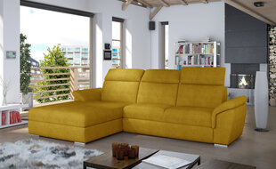 Мягкий угловой диван Trevisco, желтый цена и информация | Угловые диваны | pigu.lt
