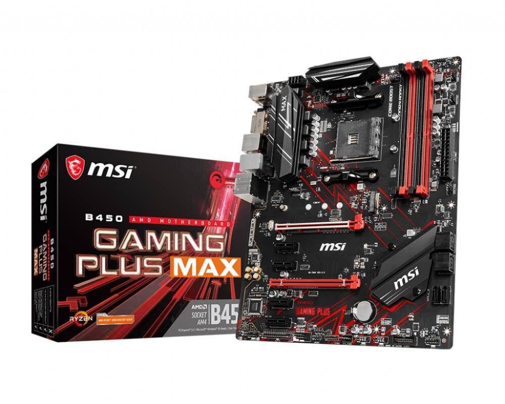 Материнская плата Материнская плата MSI B450GAMINGPLUSMAX цена | pigu.lt