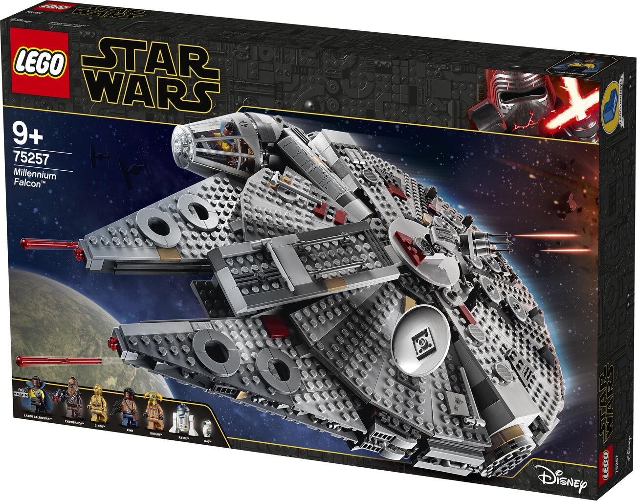 75257 LEGO® Star Wars Millennium Falcon kaina ir informacija | Konstruktoriai ir kaladėlės | pigu.lt