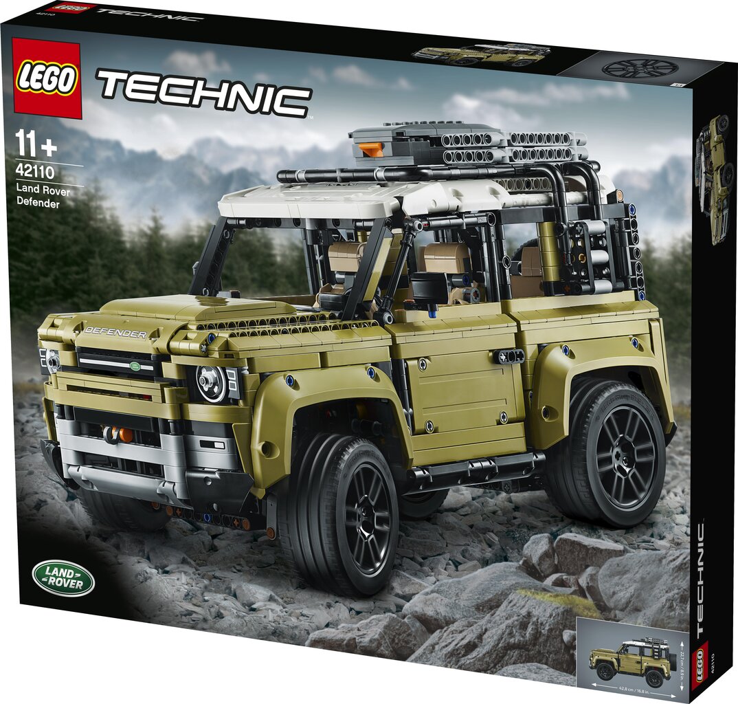 42110 LEGO® Technic Land Rover Defender kaina ir informacija | Konstruktoriai ir kaladėlės | pigu.lt