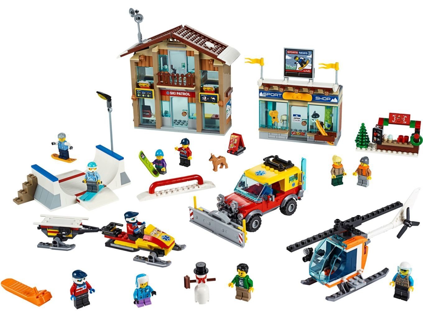 60203 LEGO® City Slidinėjimo kurortas kaina ir informacija | Konstruktoriai ir kaladėlės | pigu.lt