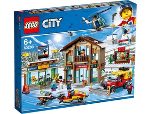 60203 LEGO® City Town Курорт лыжного катания цена и информация | Конструкторы и кубики | pigu.lt