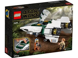 75248 LEGO® Star Wars Episode IX Повстанец A-Wing Starfighter цена и информация | Конструкторы и кубики | pigu.lt