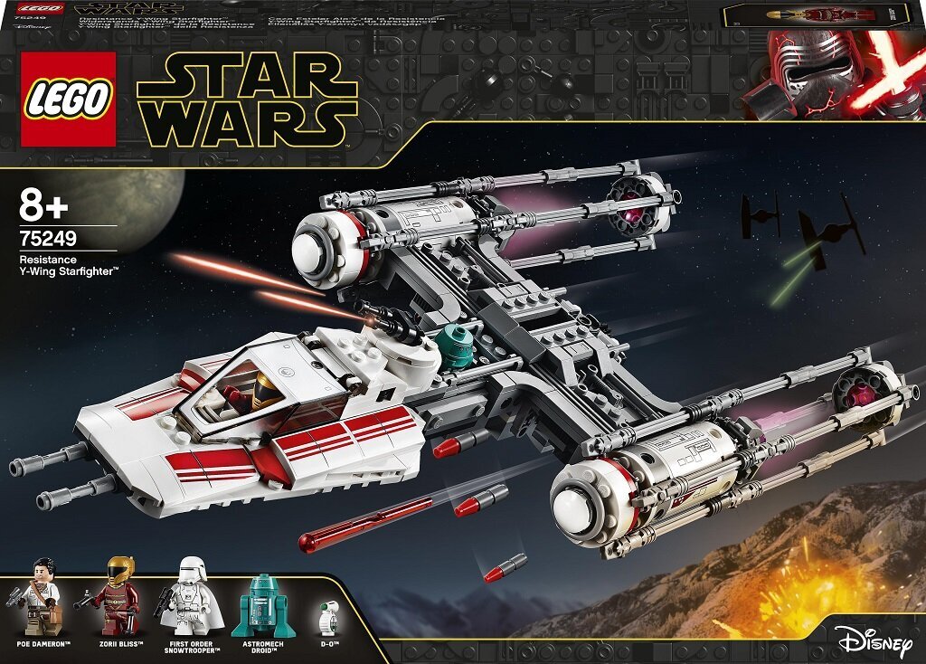 75249 LEGO® Star Wars Sukilėlių Y-Wing Starfighter kaina ir informacija | Konstruktoriai ir kaladėlės | pigu.lt