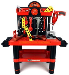 Jaunojo meistro įrankių rinkinys H&C Toys, 52 dalių kaina ir informacija | Žaislai berniukams | pigu.lt