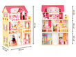 Medinis lėlių namelis EcoToys, Avietės Rezidencija kaina ir informacija | Žaislai mergaitėms | pigu.lt