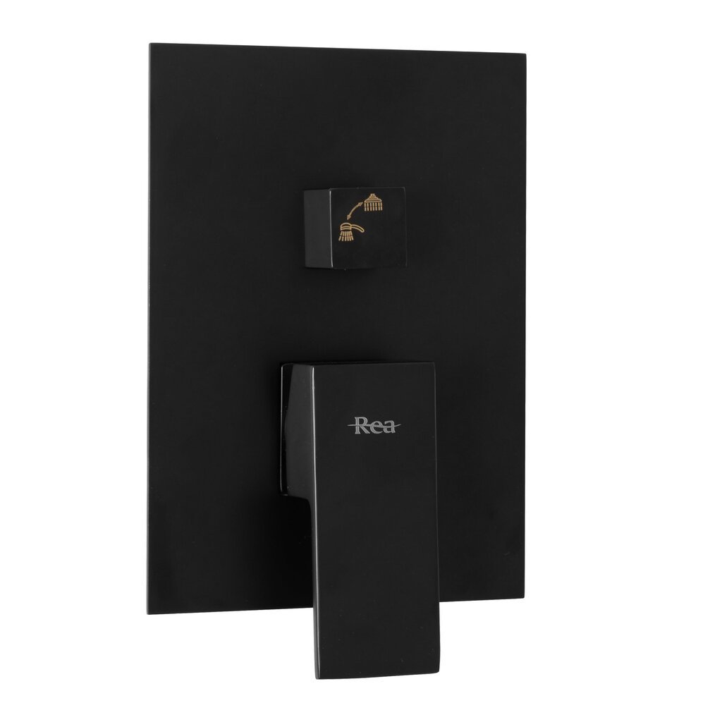 Potinkinė dušo sistema REA Fenix black mat plius box kaina ir informacija | Dušo komplektai ir panelės | pigu.lt