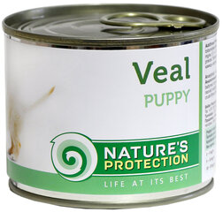 Nature's Protection Puppy Veal konservai šunims su veršiena, 200g kaina ir informacija | Konservai šunims | pigu.lt