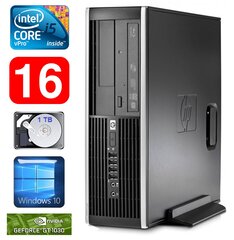 HP 8100 Elite SFF i5-650 16GB 1TB GT1030 2GB DVD WIN10 цена и информация | Stacionarūs kompiuteriai | pigu.lt