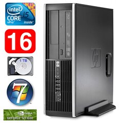 HP 8100 Elite SFF i5-650 16GB 1TB GT1030 2GB DVD WIN7Pro цена и информация | Stacionarūs kompiuteriai | pigu.lt