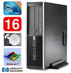 HP 8100 Elite SFF i5-650 16GB 250GB DVD WIN7Pro цена и информация | Стационарные компьютеры | pigu.lt