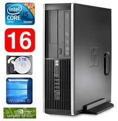 HP 8100 Elite SFF i5-650 16GB 2TB GT1030 2GB DVD WIN10 цена и информация | Стационарные компьютеры | pigu.lt