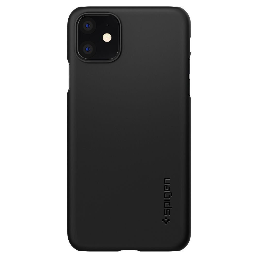 Dėklas Spigen skirtas iPhone 11, juoda kaina ir informacija | Telefono dėklai | pigu.lt