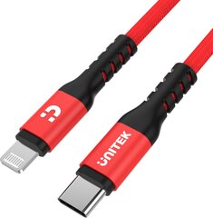 Unitek USB C, 1 m kaina ir informacija | Kabeliai ir laidai | pigu.lt