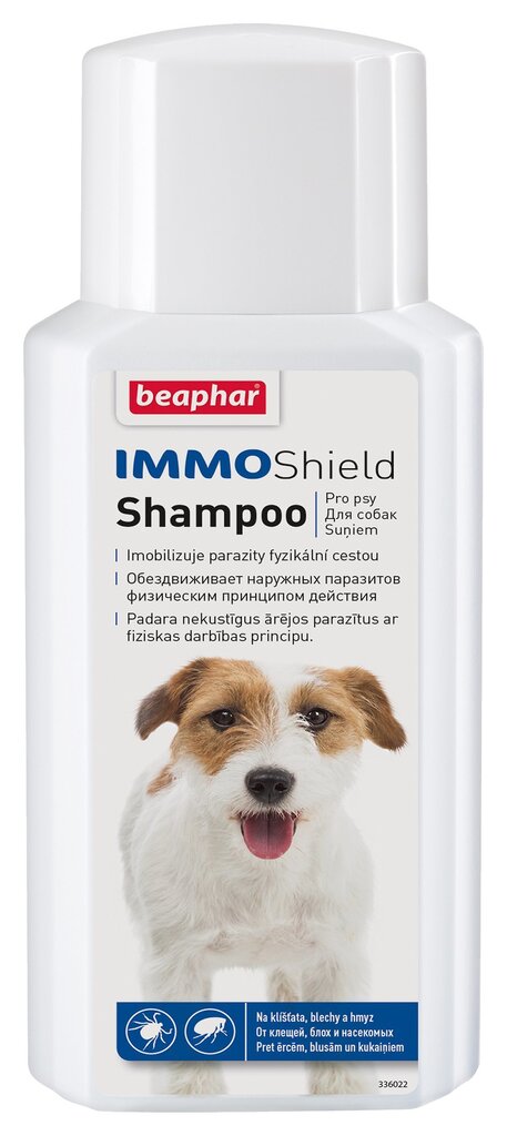 Šampūnas šunims Beaphar Immo Shield, 200 ml цена и информация | Kosmetinės priemonės gyvūnams | pigu.lt