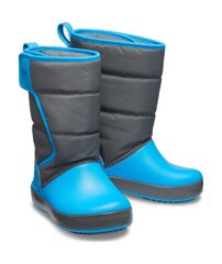 Crocs™ žieminiai batai Lodgepoint Snow Boot Kid's, Slate Grey/Ocean kaina ir informacija | Žieminiai batai vaikams | pigu.lt