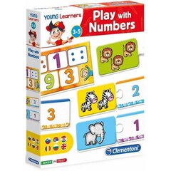 Clementoni žaidimas Play With Numbers LT, LV, EE, RU, 50591 kaina ir informacija | Clementoni Vaikams ir kūdikiams | pigu.lt