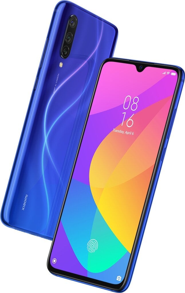 Telefonas Xiaomi Mi 9 Lite 6/128GB, Aurora Blue MZB8171EU kaina | pigu.lt