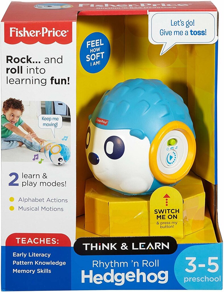 Играющий ежик шарик Fisher Price, FGP52 цена | pigu.lt