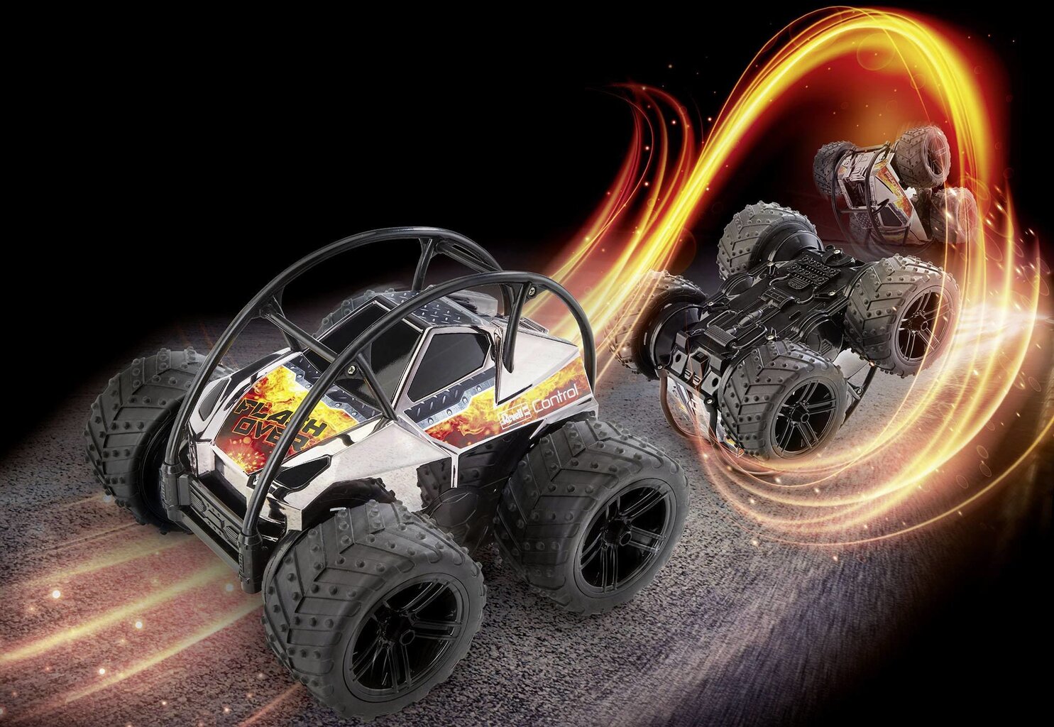Automobilis su nuotolinio valdymo pultu Revell Ready-to-Run Flash-Over kaina ir informacija | Žaislai berniukams | pigu.lt
